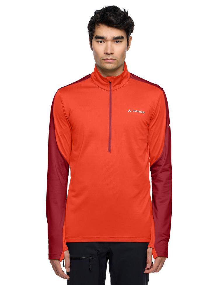 VAUDE VAUDE Men's Livigno Halfzip II Sweatshirt Herren - carmine/glowing red - 0 | SportScheck