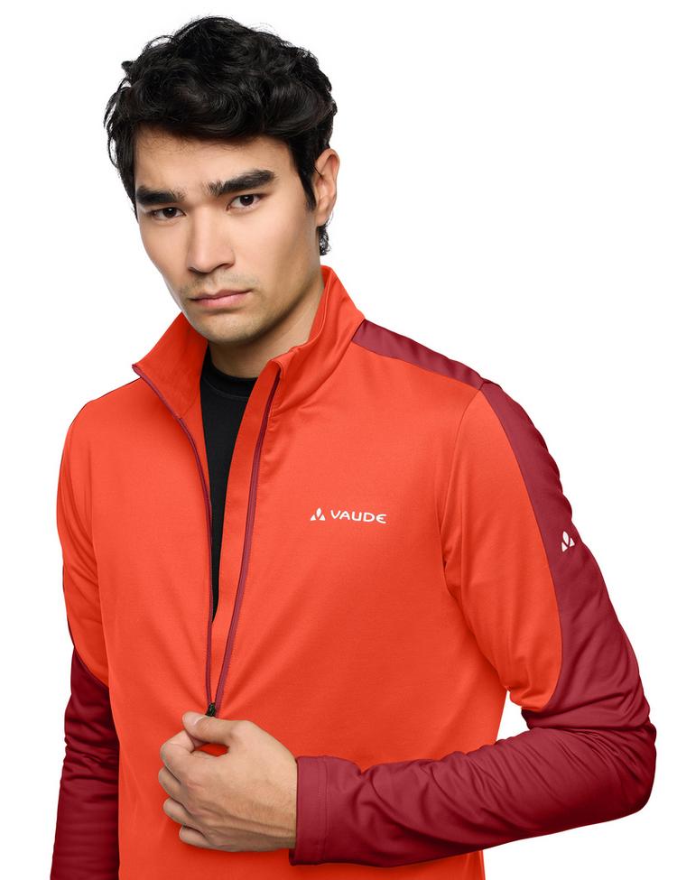 VAUDE VAUDE Men's Livigno Halfzip II Sweatshirt Herren - carmine/glowing red - 0 | SportScheck