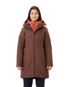 Rückansicht von VAUDE Women's Annecy 3in1 Coat III Doppeljacke Damen tobacco