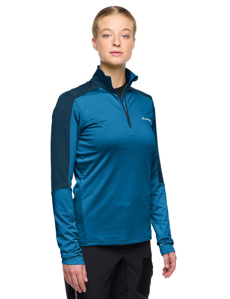 VAUDE VAUDE Women's Livigno Halfzip II Sweatshirt Damen - shore blue - 2 | SportScheck