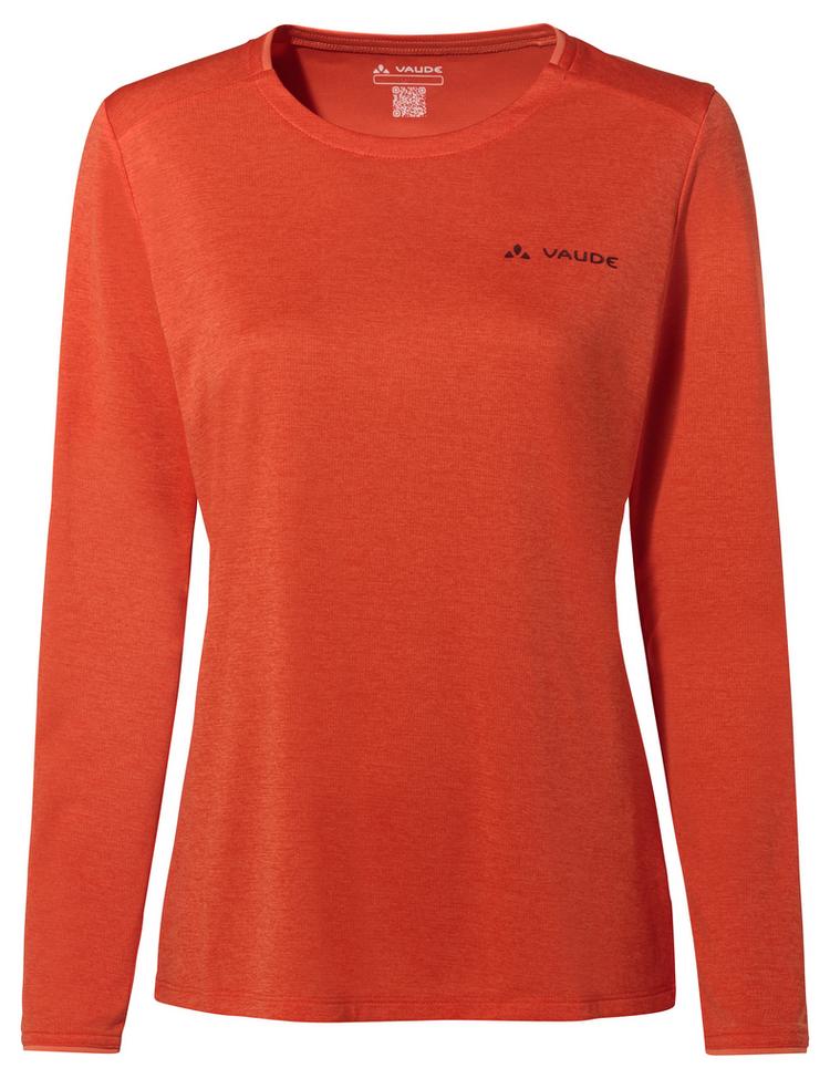 VAUDE VAUDE Women's Essential LS T-Shirt T-Shirt Damen - glowing red - 0 | SportScheck