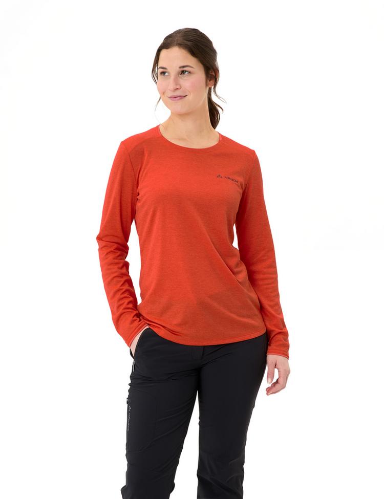 VAUDE VAUDE Women's Essential LS T-Shirt T-Shirt Damen - glowing red - 2 | SportScheck