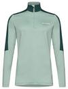 VAUDE Women's Livigno Halfzip II Sweatshirt Damen - dusty fern