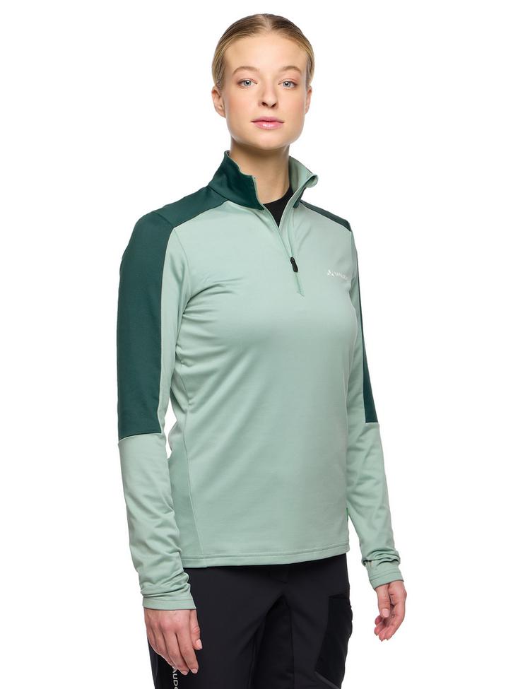 VAUDE VAUDE Women's Livigno Halfzip II Sweatshirt Damen - dusty fern - 2 | SportScheck