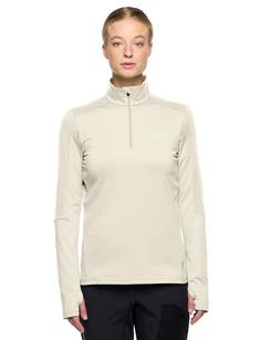 Rückansicht von VAUDE Women's Livigno Halfzip II Sweatshirt Damen ecru