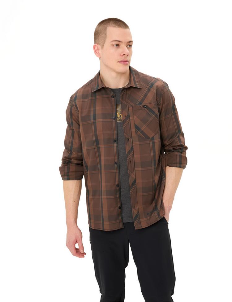 VAUDE VAUDE Men's Neshan LS Shirt IV Funktionsbluse Herren - tobacco - 2 | SportScheck