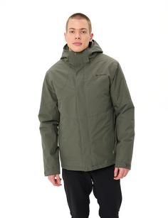 Rückansicht von VAUDE Men's Caserina 3in1 Jacket II Doppeljacke Herren black/khaki