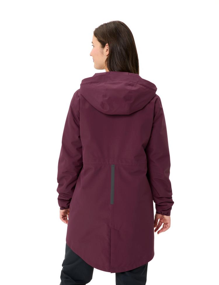 VAUDE VAUDE Women's Cyclist Padded Parka II Outdoorjacke Damen - cassis - 1 | SportScheck