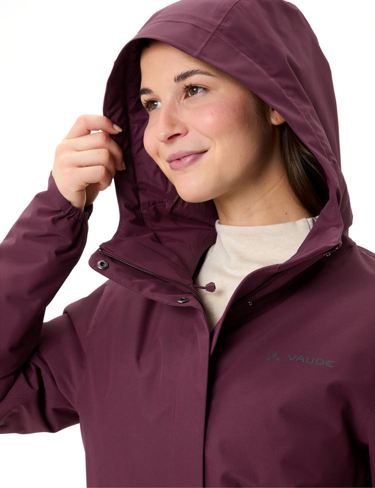 VAUDE VAUDE Women's Cyclist Padded Parka II Outdoorjacke Damen - cassis - 1 | SportScheck