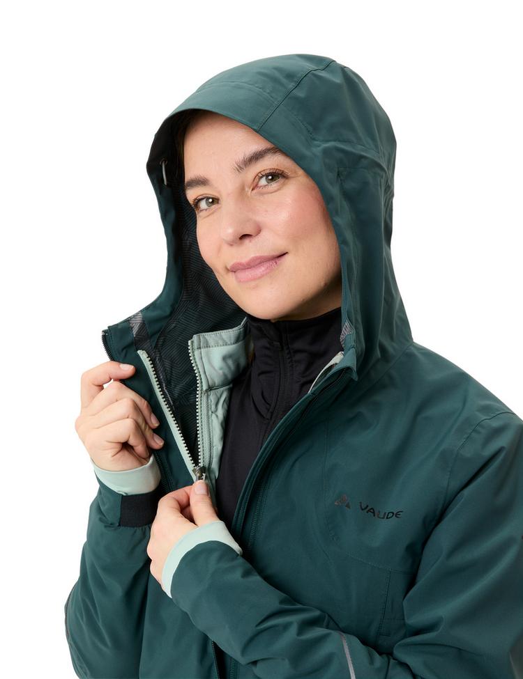 VAUDE VAUDE Women's Yaras 3in1 Jacket Doppeljacke Damen - deep pond - 1 | SportScheck