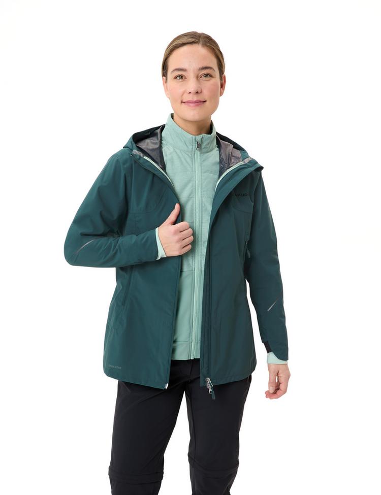 VAUDE VAUDE Women's Yaras 3in1 Jacket Doppeljacke Damen - deep pond - 6 | SportScheck