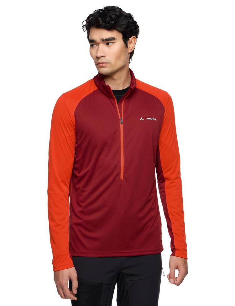 VAUDE VAUDE Men's Larice Light Shirt II Sweatshirt Herren - carmine/glowing red - 2 | SportScheck