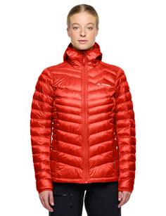 Rückansicht von VAUDE Women's Batura Hooded Insulation Jacket Outdoorjacke Damen glowing red