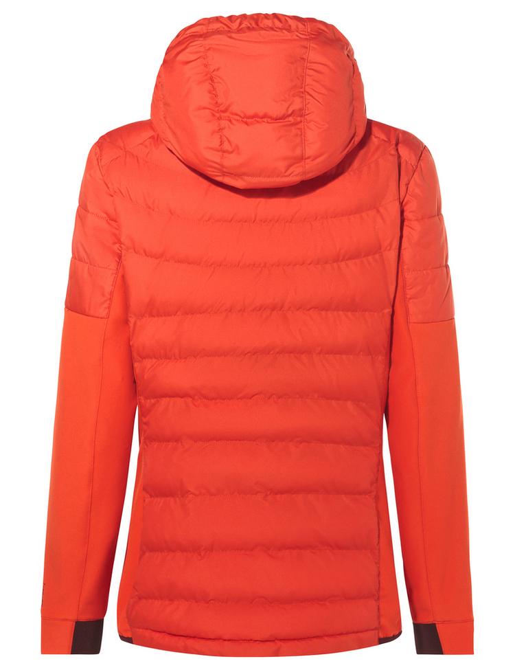 VAUDE VAUDE Women's Elope Hybrid Jacket Outdoorjacke Damen - glowing red - 0 | SportScheck