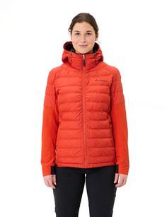 Rückansicht von VAUDE Women's Elope Hybrid Jacket Outdoorjacke Damen glowing red