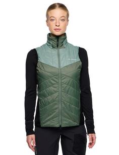 Rückansicht von VAUDE Women's Sesvenna Vest IV Outdoorweste Damen dusty fern