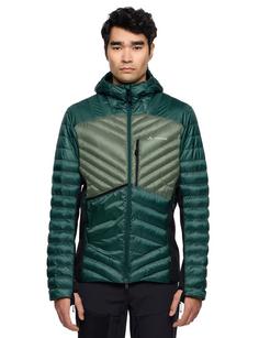 Rückansicht von VAUDE Men's Sesvenna Pro Jacket II Outdoorjacke Herren deep pond