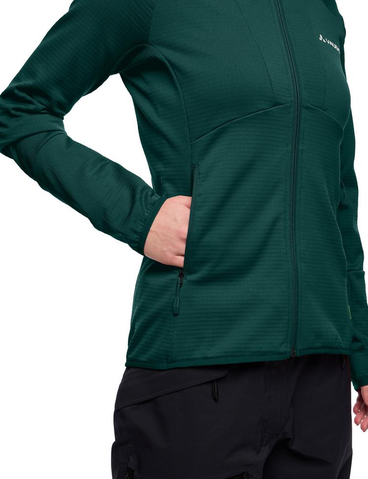 VAUDE VAUDE Women's Monviso Fleece FZ Jacket II Outdoorjacke Damen - deep pond - 0 | SportScheck