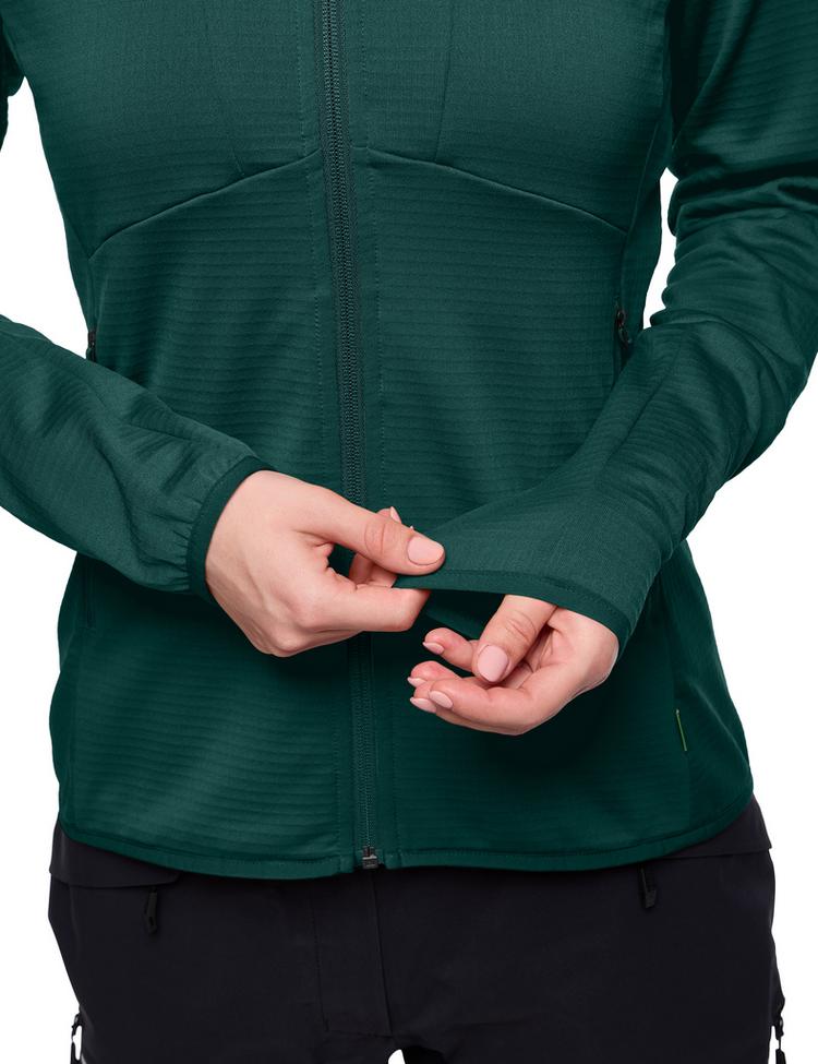 VAUDE VAUDE Women's Monviso Fleece FZ Jacket II Outdoorjacke Damen - deep pond - 1 | SportScheck