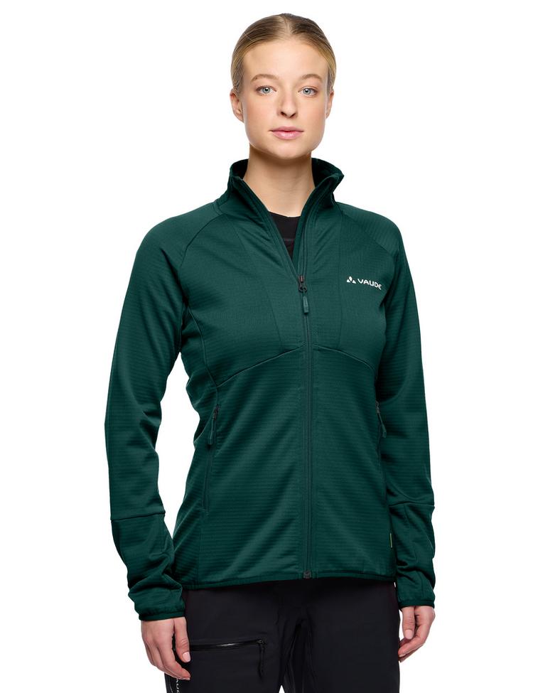 VAUDE VAUDE Women's Monviso Fleece FZ Jacket II Outdoorjacke Damen - deep pond - 2 | SportScheck