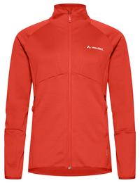 VAUDE Women's Monviso Fleece FZ Jacket II Outdoorjacke Damen - glowing red