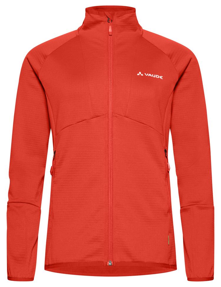 VAUDE VAUDE Women's Monviso Fleece FZ Jacket II Outdoorjacke Damen - glowing red - 0 | SportScheck