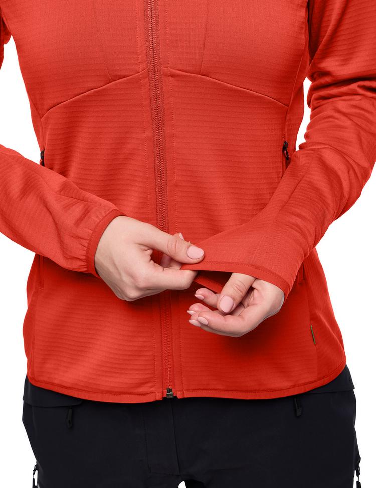 VAUDE VAUDE Women's Monviso Fleece FZ Jacket II Outdoorjacke Damen - glowing red - 1 | SportScheck