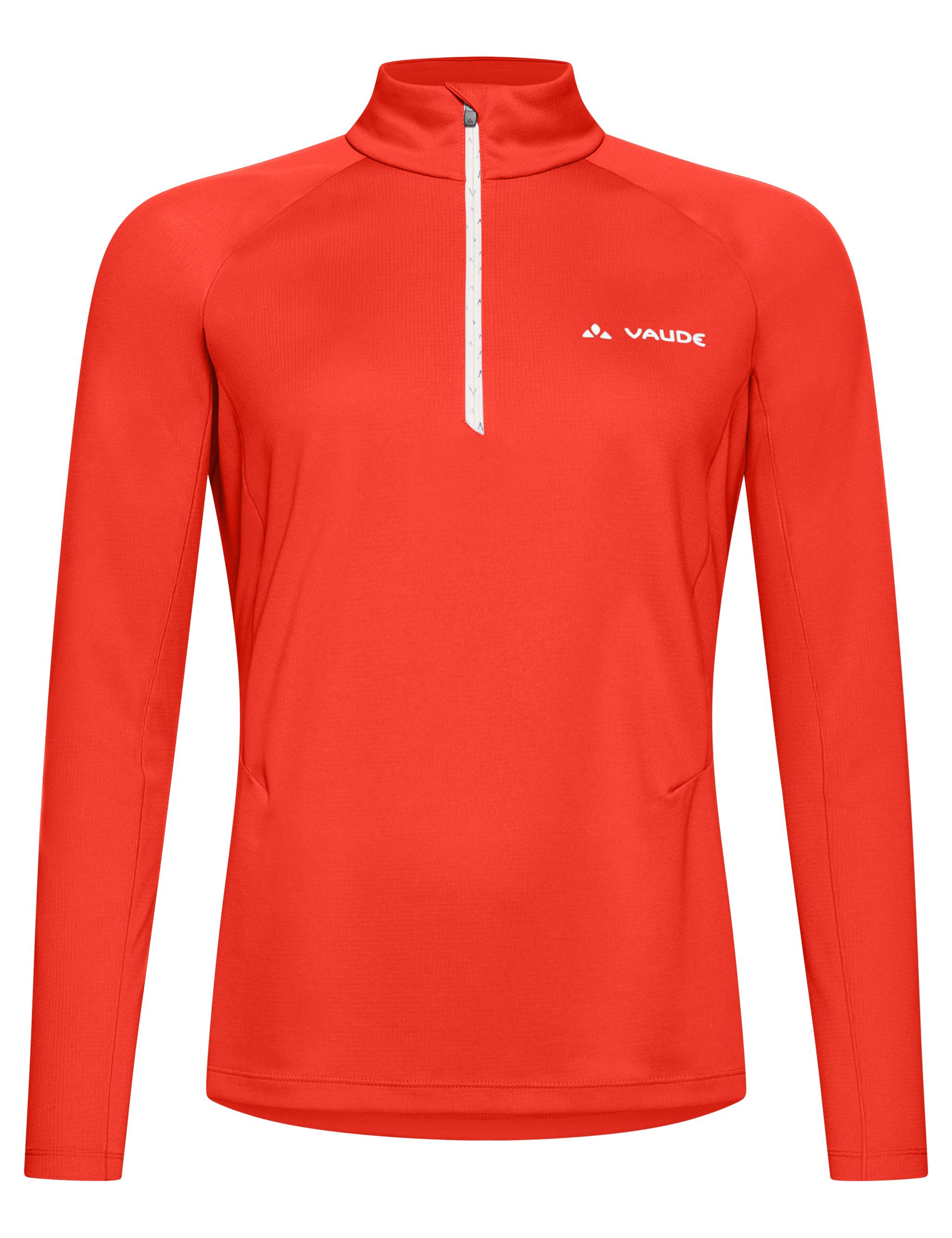 VAUDE Women's Larice Light Shirt II Sweatshirt Damen - glowing red