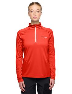 Rückansicht von VAUDE Women's Larice Light Shirt II Sweatshirt Damen glowing red