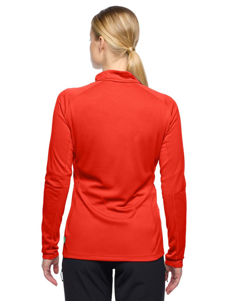VAUDE VAUDE Women's Larice Light Shirt II Sweatshirt Damen - glowing red - 1 | SportScheck
