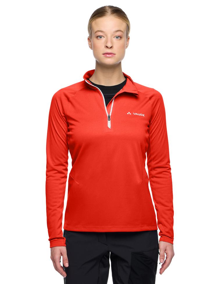 VAUDE VAUDE Women's Larice Light Shirt II Sweatshirt Damen - glowing red - 2 | SportScheck
