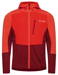 VAUDE Men's Monviso Hooded Grid Fleece Jacket Outdoorjacke Herren - carmine
