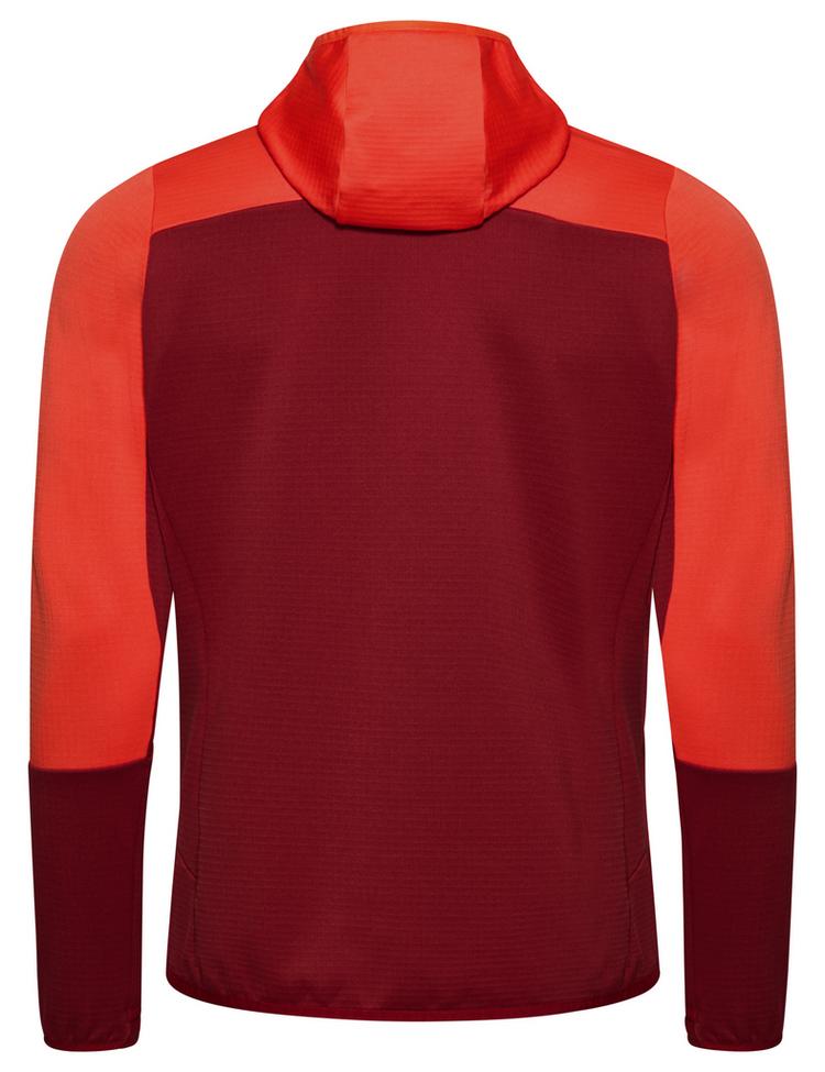 VAUDE VAUDE Men's Monviso Hooded Grid Fleece Jacket Outdoorjacke Herren - carmine - 0 | SportScheck