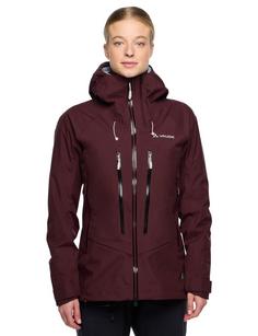 Rückansicht von VAUDE Women's Monviso 3L Jacket Outdoorjacke Damen dark oak