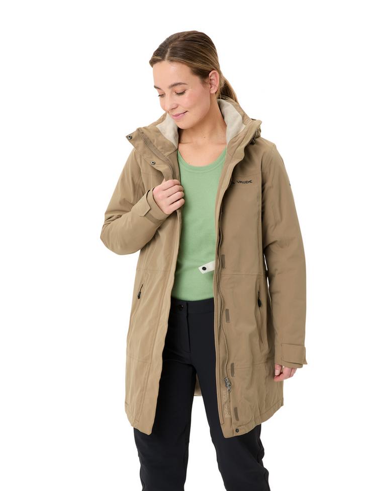 VAUDE VAUDE Women's Skomer Wool Parka II Outdoorjacke Damen - oat - 2 | SportScheck