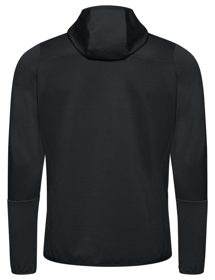 VAUDE VAUDE Men's Monviso Hooded Grid Fleece Jacket Outdoorjacke Herren - phantom black - 0 | SportScheck