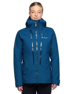 Rückansicht von VAUDE Women's Monviso 3L Jacket Outdoorjacke Damen shore blue