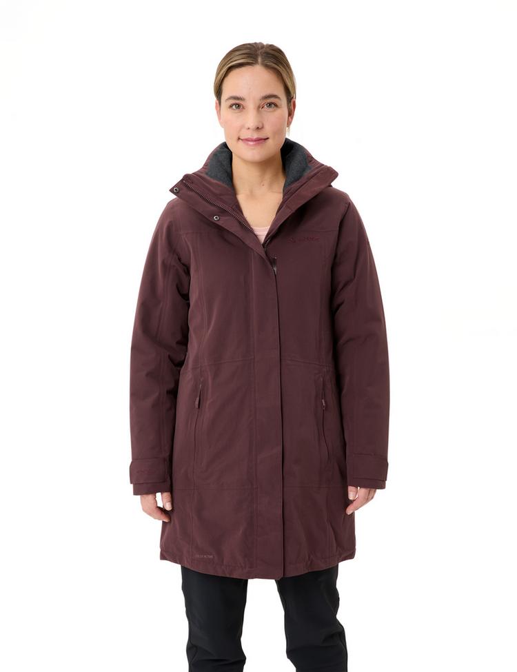 VAUDE VAUDE Women's Skomer Wool Parka II Outdoorjacke Damen - dark oak - 0 | SportScheck