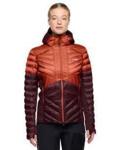 Rückansicht von VAUDE Women's Sesvenna Pro Jacket II Outdoorjacke Damen buckeye