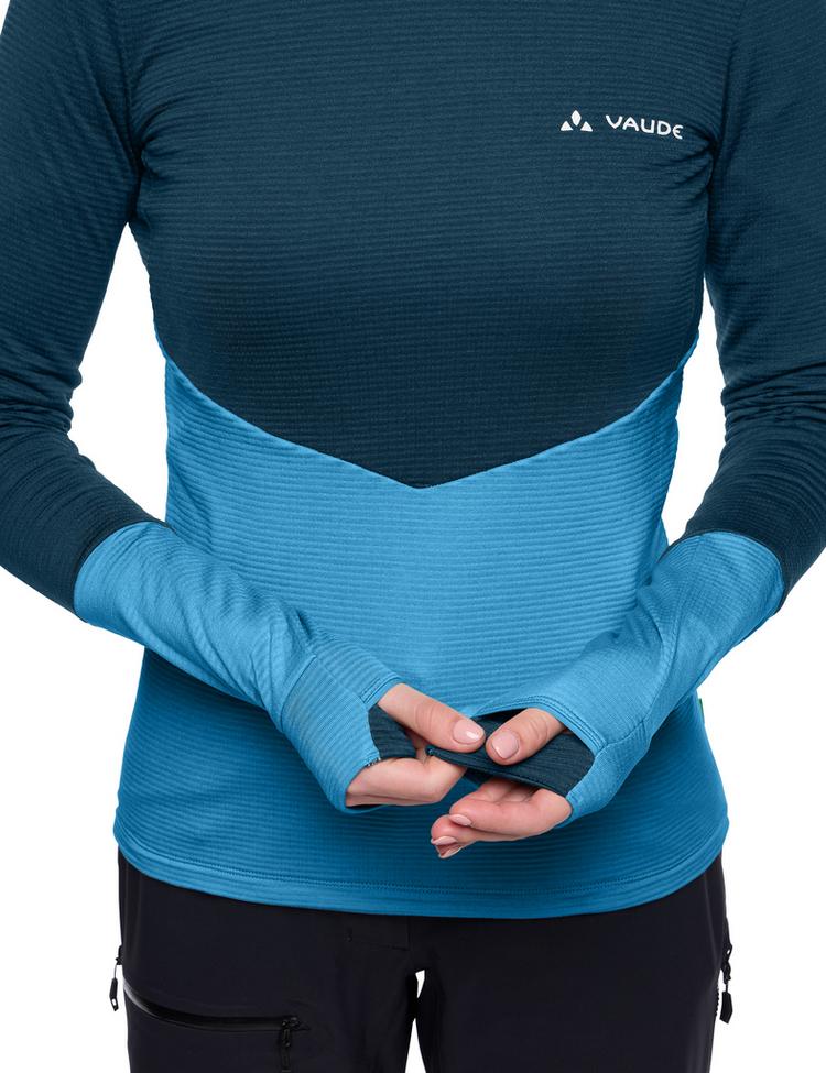 VAUDE VAUDE Women's Monviso Hoody Sweatshirt Damen - shore blue - 1 | SportScheck