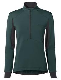 VAUDE Women's Kuro Halfzip LS Tricot Trikot Damen - deep pond