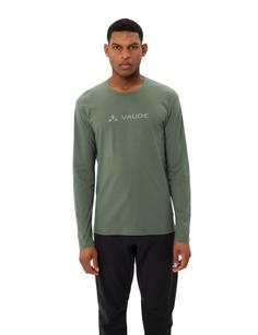 Rückansicht von VAUDE Men's Logo LS T-Shirt T-Shirt Herren agave