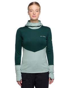 Rückansicht von VAUDE Women's Monviso Hoody Sweatshirt Damen dusty fern