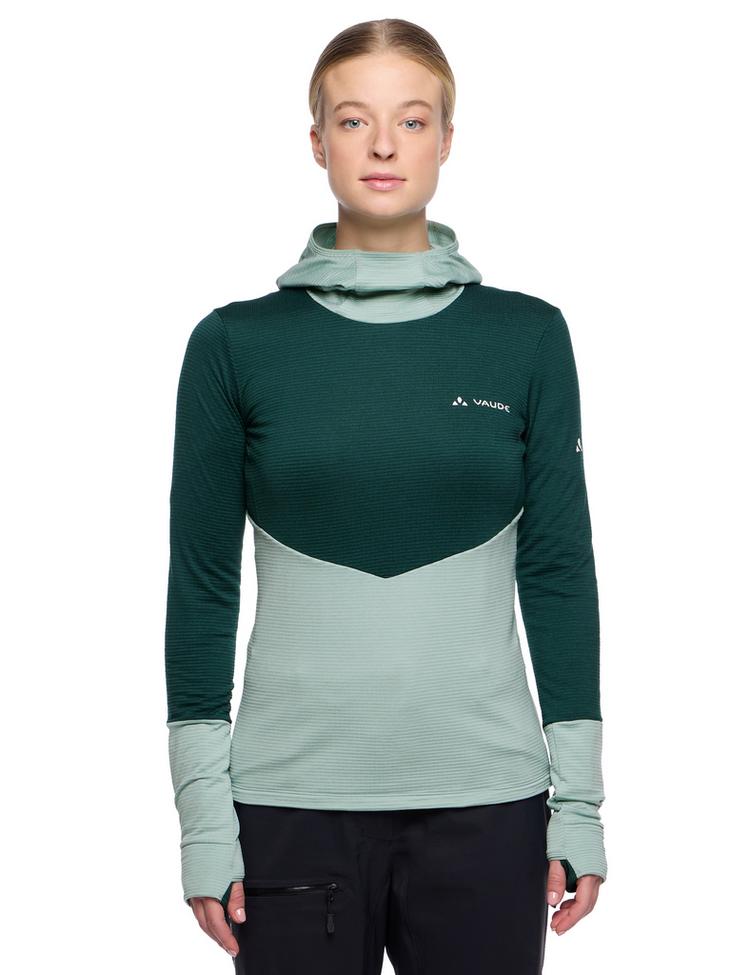 VAUDE VAUDE Women's Monviso Hoody Sweatshirt Damen - dusty fern - 0 | SportScheck