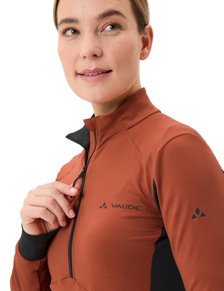 VAUDE VAUDE Women's Kuro Halfzip LS Tricot Trikot Damen - buckeye - 0 | SportScheck