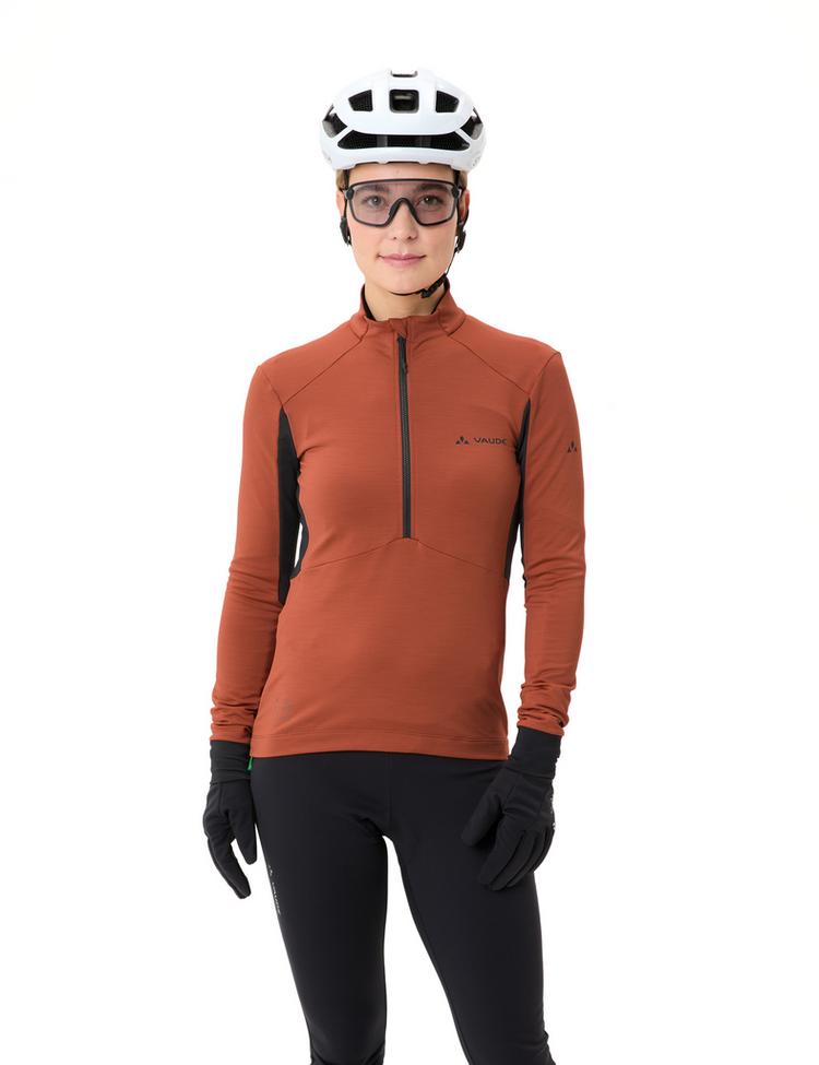 VAUDE VAUDE Women's Kuro Halfzip LS Tricot Trikot Damen - buckeye - 2 | SportScheck