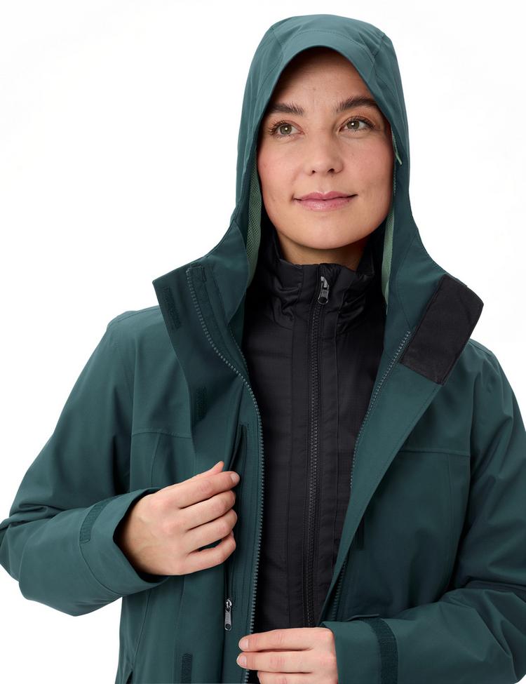 VAUDE VAUDE Women's Neyland 3in1 Jacket Outdoorjacke Damen - deep pond - 0 | SportScheck