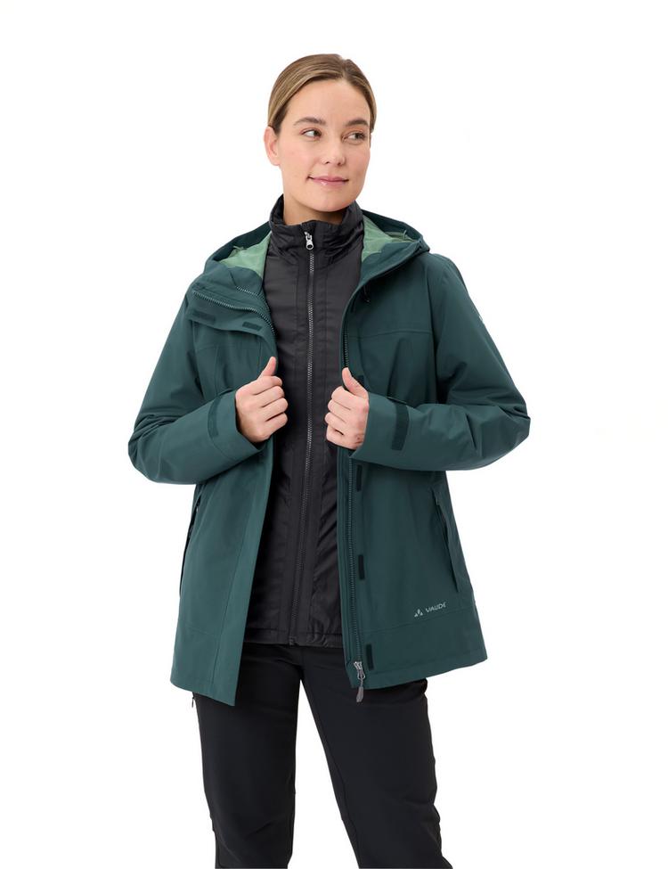 VAUDE VAUDE Women's Neyland 3in1 Jacket Outdoorjacke Damen - deep pond - 6 | SportScheck