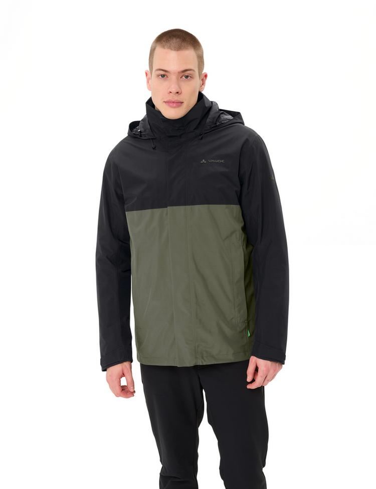 VAUDE VAUDE Men's Rosemoor 3in1 Jacket Doppeljacke Herren - black/khaki - 0 | SportScheck
