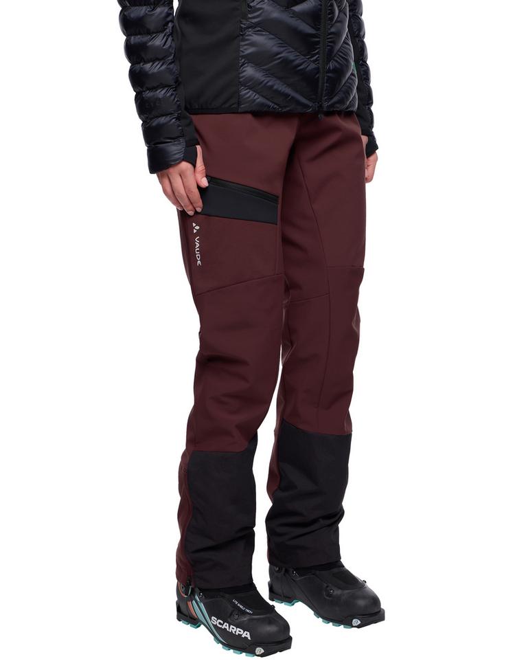 VAUDE VAUDE Women's Monviso Alpine Pants Funktionshose Damen - dark oak - 2 | SportScheck